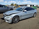 2015 Bmw 428 I Gran Coupe Silver vin: WBA4A5C5XFG051327