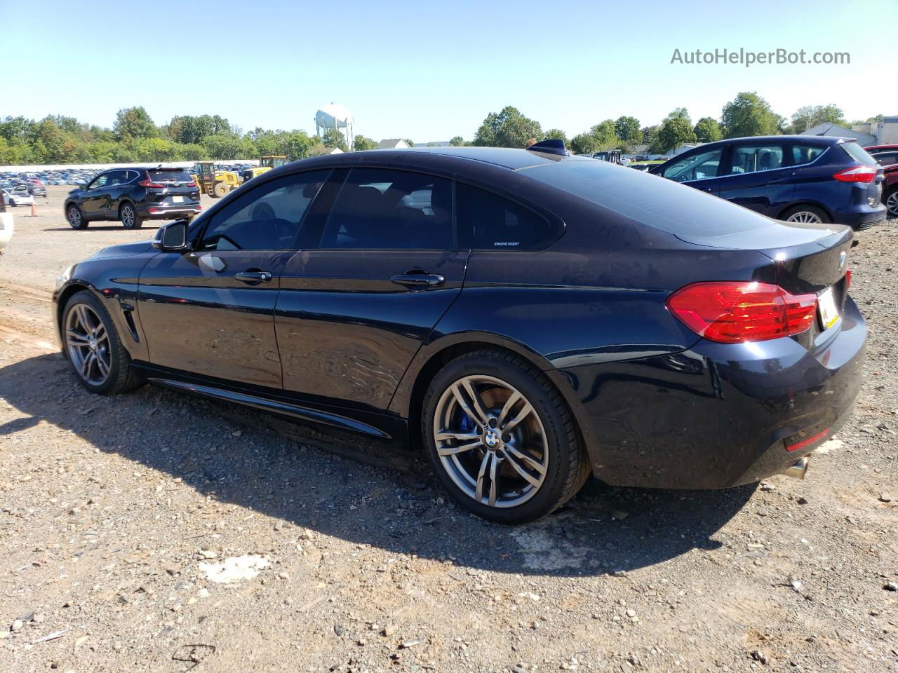 2015 Bmw 428 I Gran Coupe Black vin: WBA4A5C5XFG052316