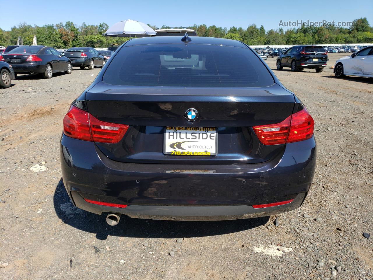 2015 Bmw 428 I Gran Coupe Black vin: WBA4A5C5XFG052316