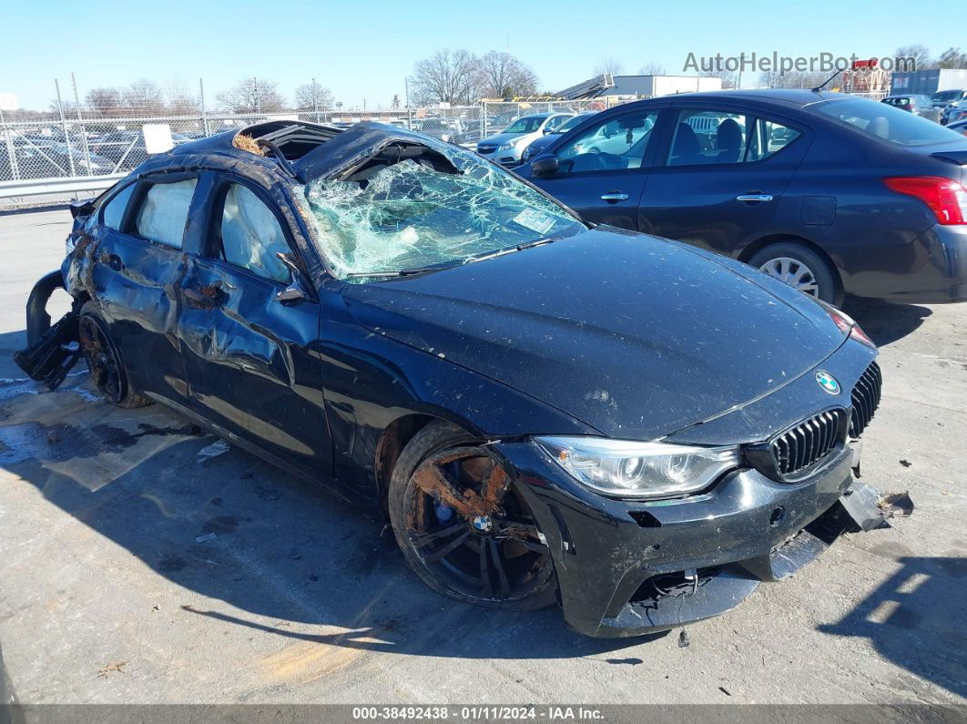 2015 Bmw 428 Gran Coupe Xdrive Black vin: WBA4A7C50FD414232