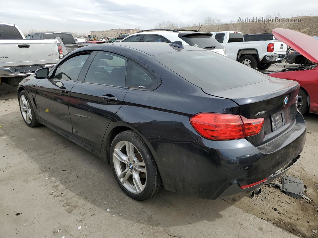 2015 Bmw 428 Xi Gran Coupe Black vin: WBA4A7C50FD415039