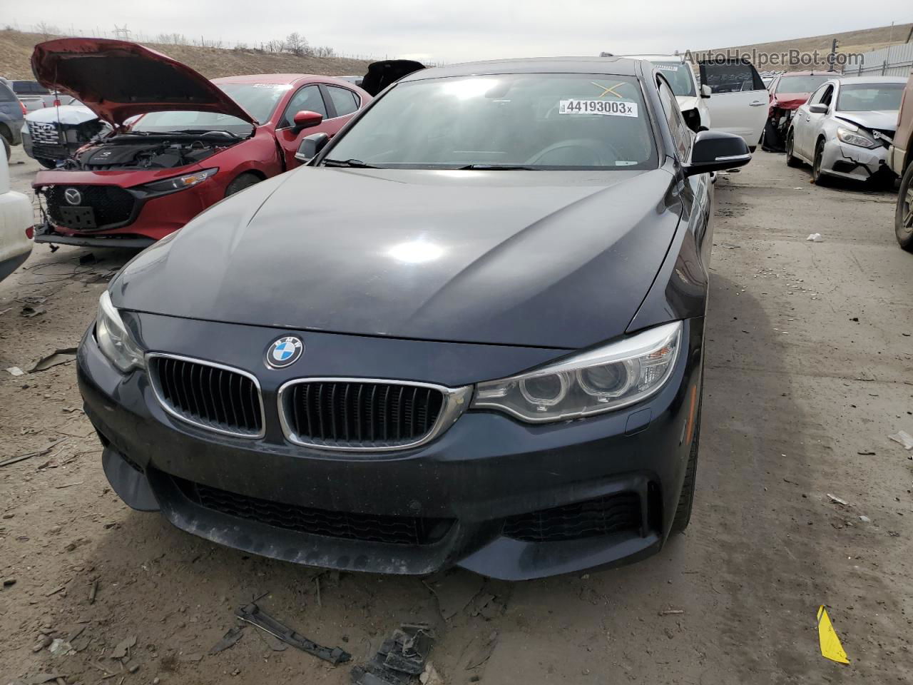 2015 Bmw 428 Xi Gran Coupe Black vin: WBA4A7C50FD415039