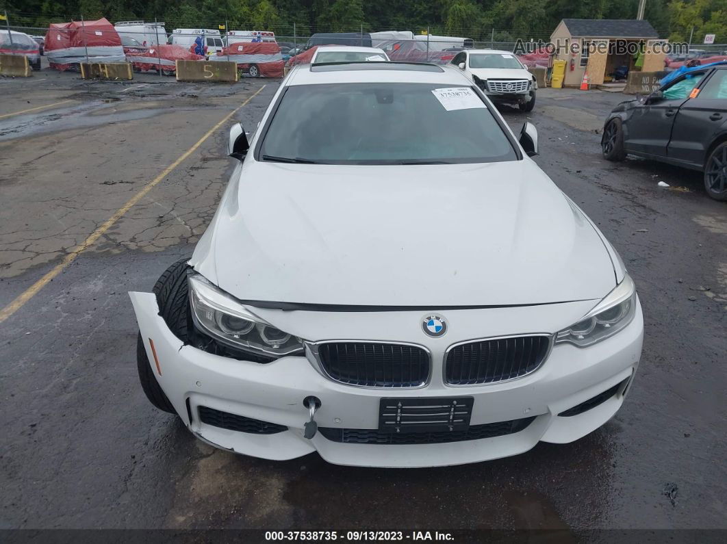 2015 Bmw 428 Gran Coupe Xdrive White vin: WBA4A7C51FD414028