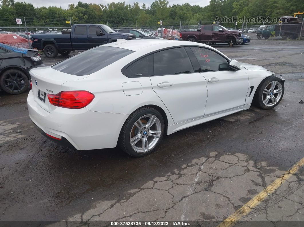 2015 Bmw 428 Gran Coupe Xdrive White vin: WBA4A7C51FD414028