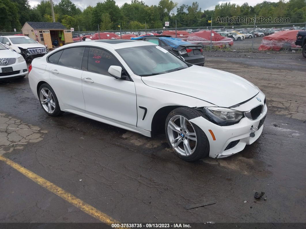 2015 Bmw 428 Gran Coupe Xdrive White vin: WBA4A7C51FD414028