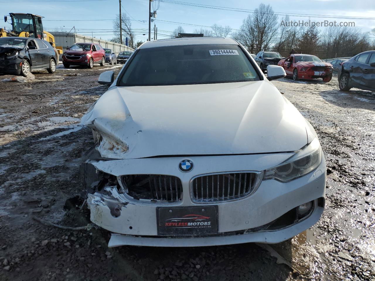 2015 Bmw 428 Xi Gran Coupe Белый vin: WBA4A7C51FD414367