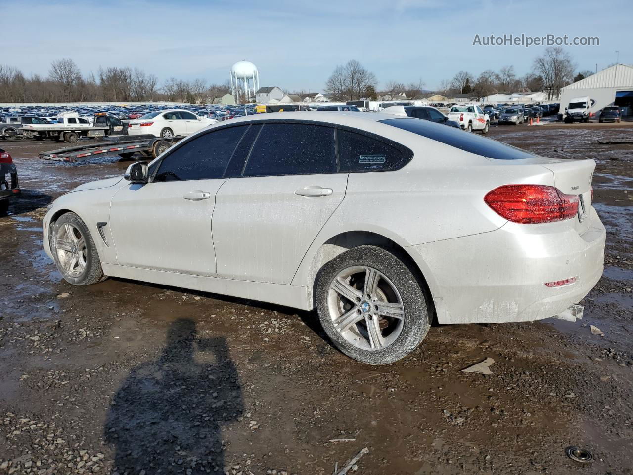 2015 Bmw 428 Xi Gran Coupe White vin: WBA4A7C51FD414367