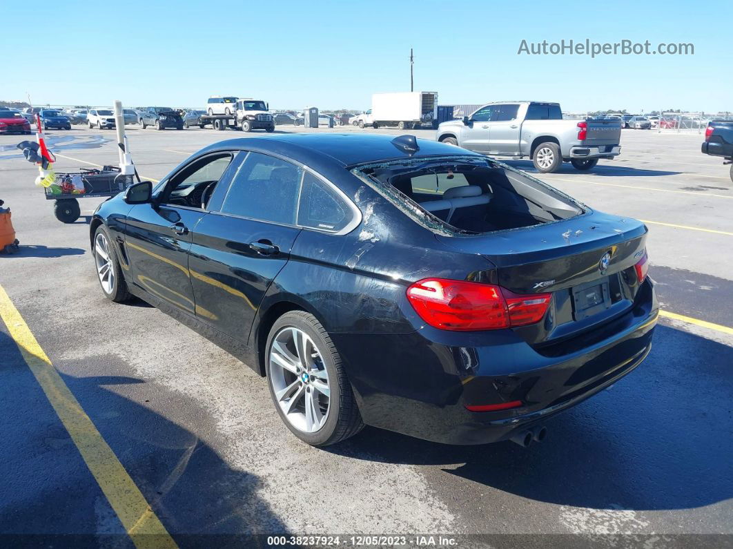 2015 Bmw 428 Gran Coupe Xdrive Black vin: WBA4A7C51FD414482