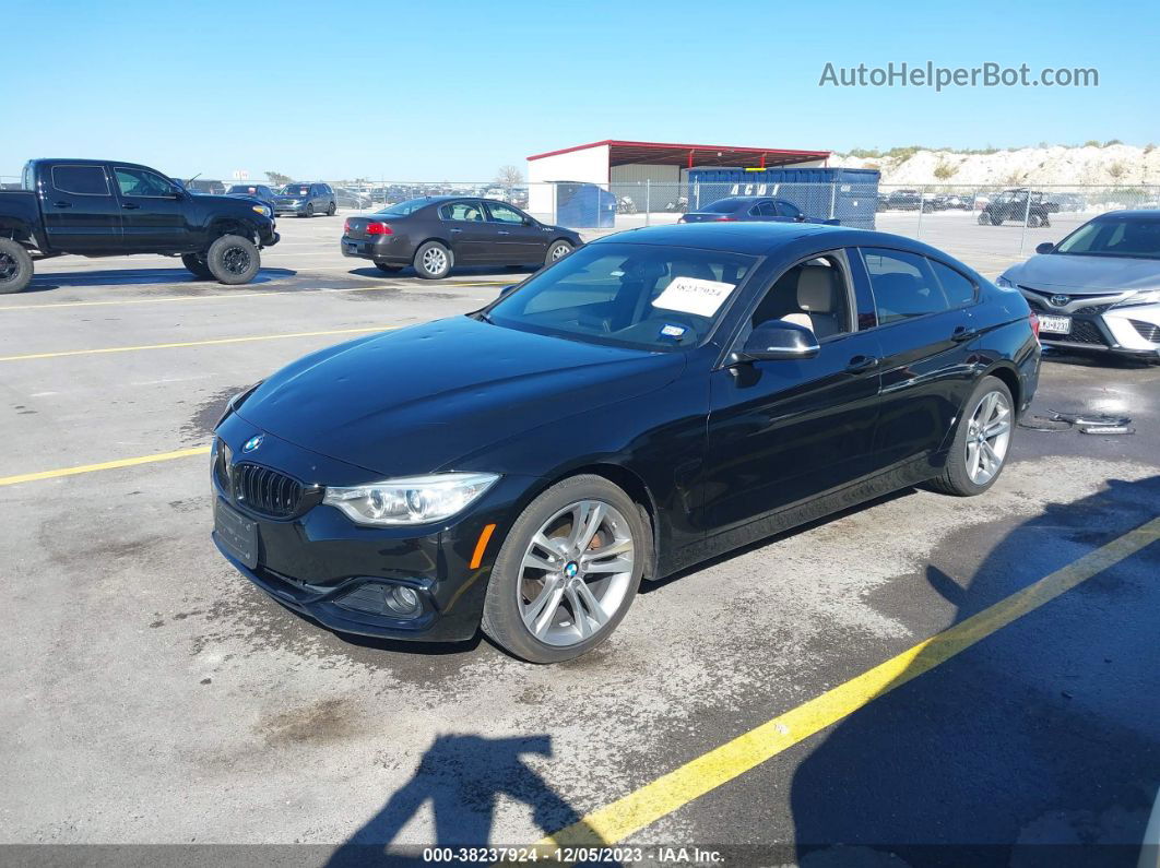 2015 Bmw 428 Gran Coupe Xdrive Black vin: WBA4A7C51FD414482