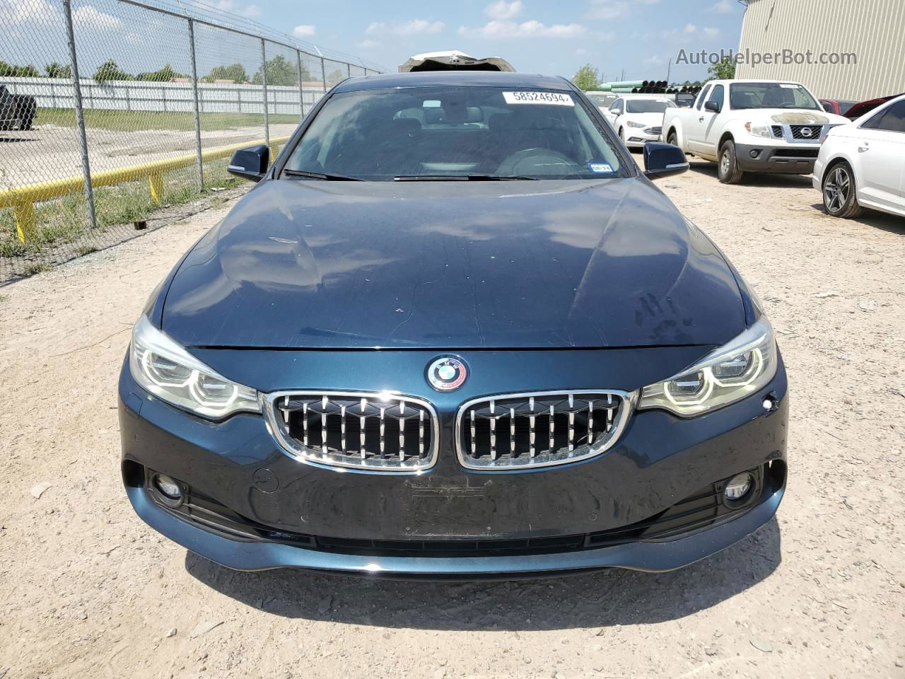 2015 Bmw 428 Xi Gran Coupe Blue vin: WBA4A7C57FD415944