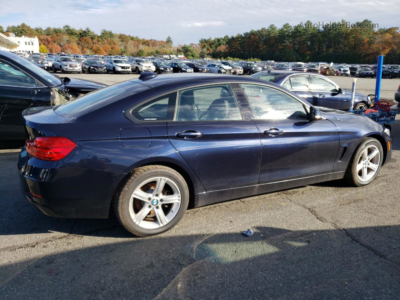 2015 Bmw 428 Xi Gran Coupe Charcoal vin: WBA4A7C5XFD414481