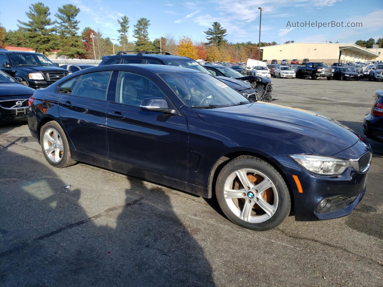 2015 Bmw 428 Xi Gran Coupe Charcoal vin: WBA4A7C5XFD414481