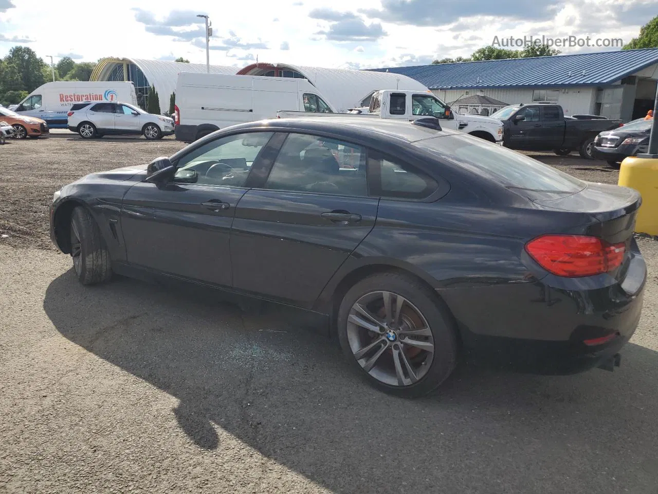 2015 Bmw 428 Xi Gran Coupe Black vin: WBA4A7C5XFD414982