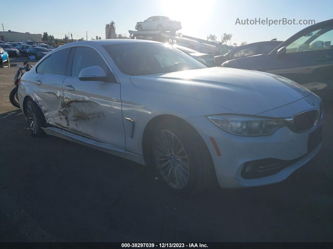 2015 Bmw 428 Gran Coupe   White vin: WBA4A9C50FGL85356