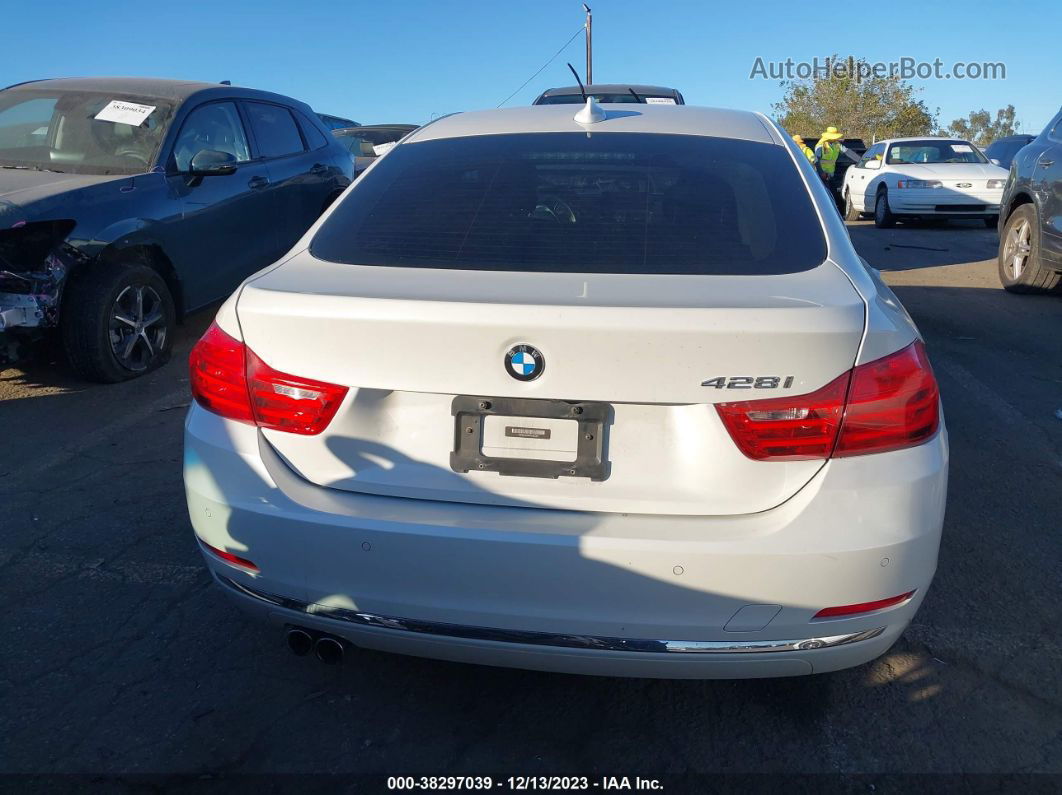 2015 Bmw 428 Gran Coupe   White vin: WBA4A9C50FGL85356