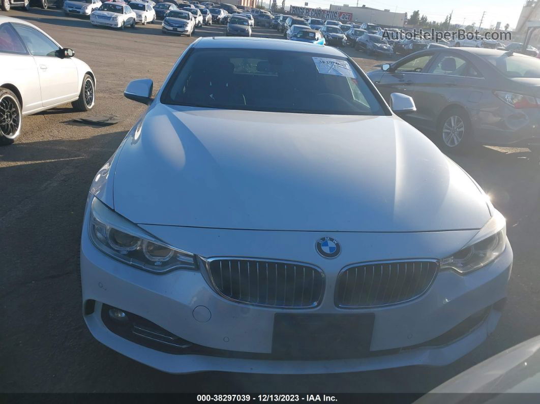 2015 Bmw 428 Gran Coupe   White vin: WBA4A9C50FGL85356