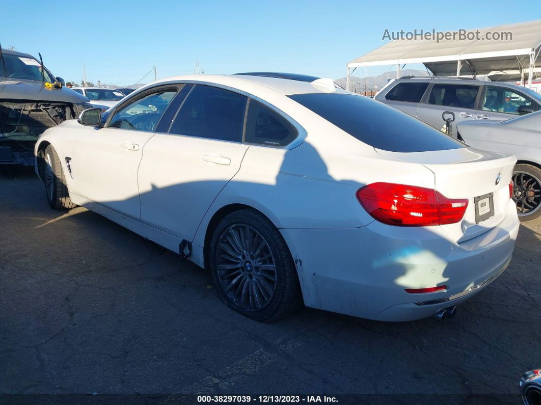 2015 Bmw 428 Gran Coupe   White vin: WBA4A9C50FGL85356