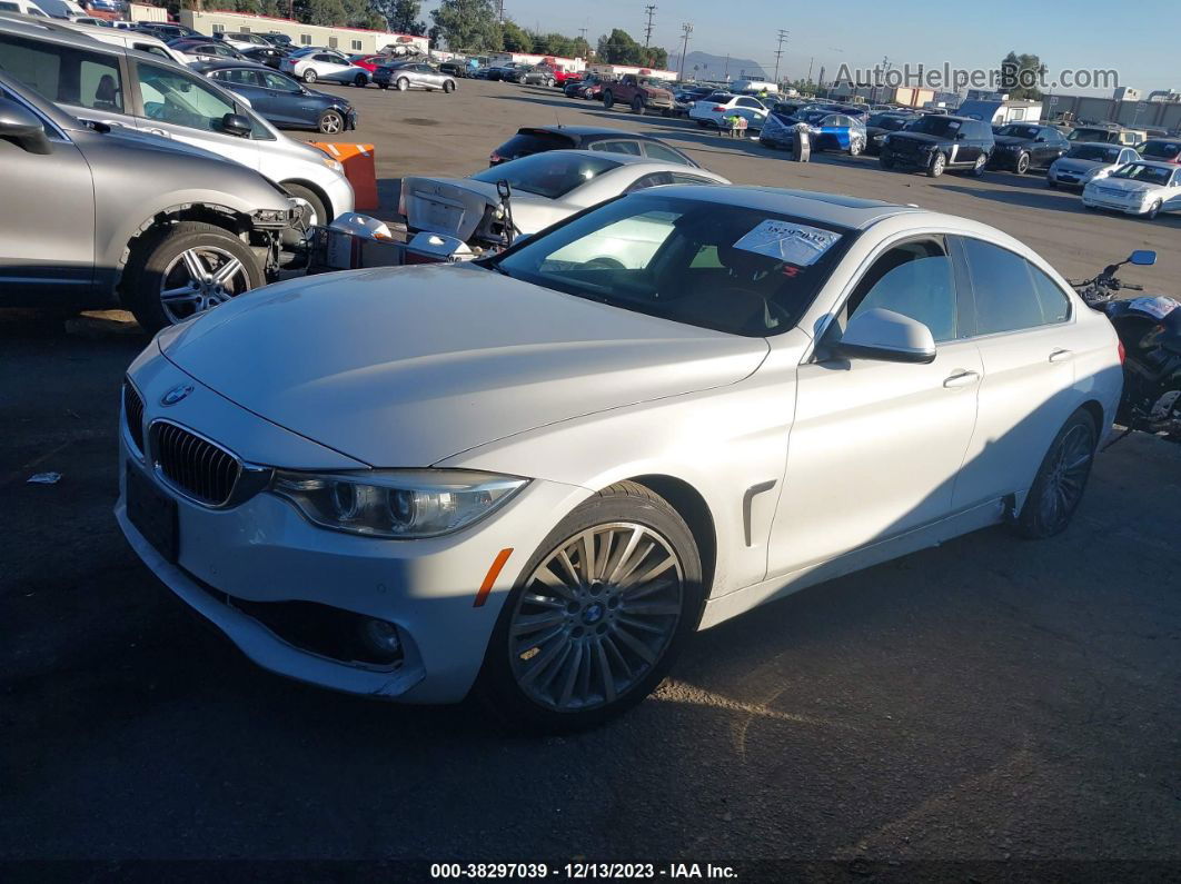 2015 Bmw 428 Gran Coupe   White vin: WBA4A9C50FGL85356