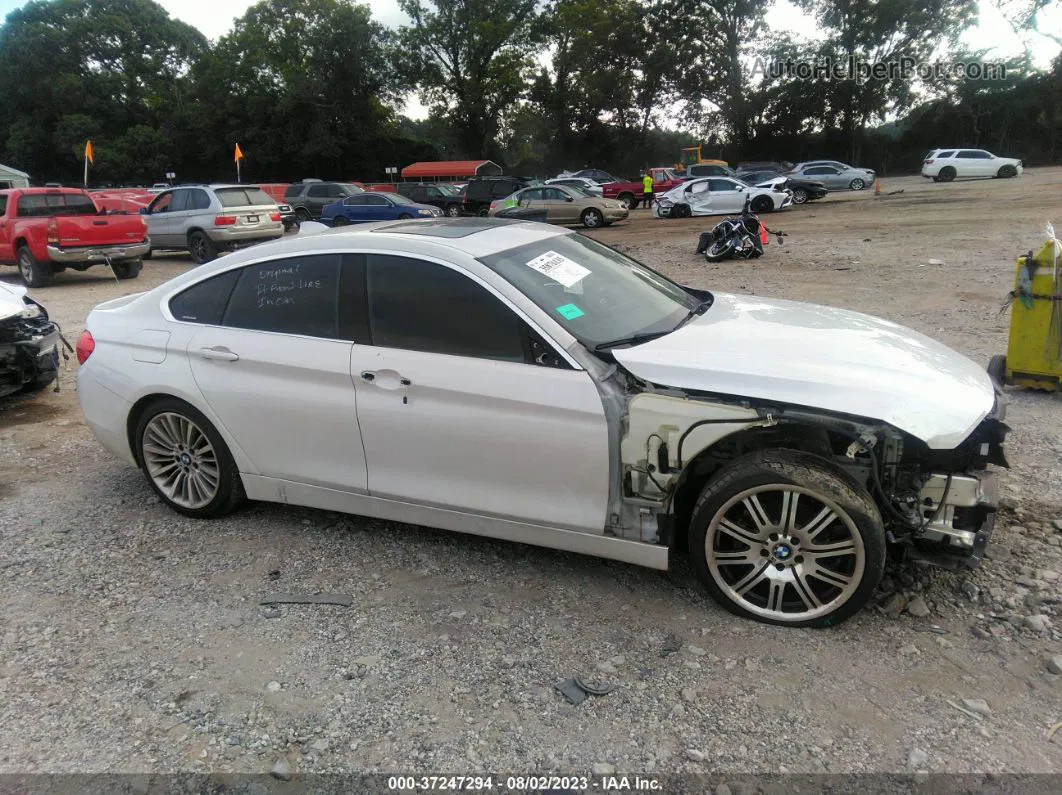 2016 Bmw 428i Gran Coupe White vin: WBA4A9C50GGL88646