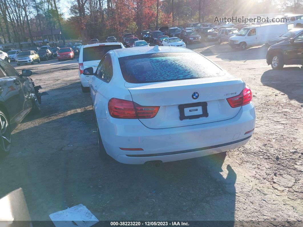 2015 Bmw 428 Gran Coupe White vin: WBA4A9C51FD416793