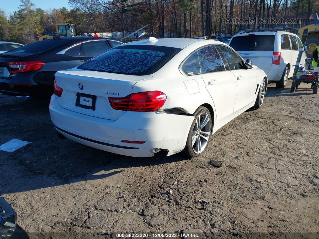 2015 Bmw 428 Gran Coupe Белый vin: WBA4A9C51FD416793