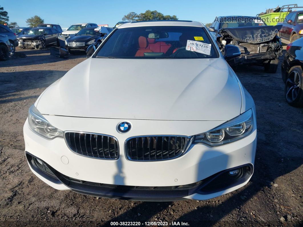 2015 Bmw 428 Gran Coupe White vin: WBA4A9C51FD416793