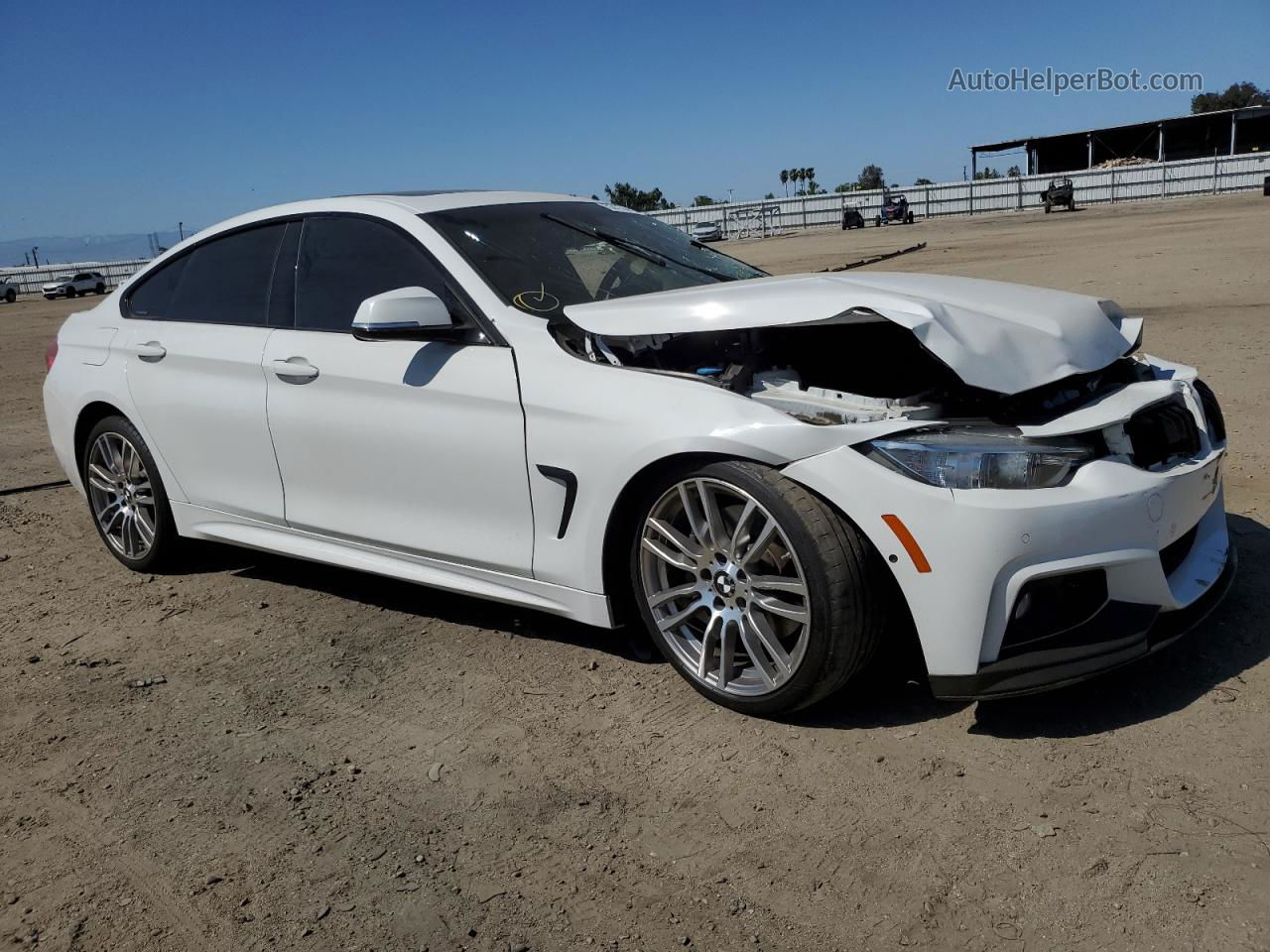 2016 Bmw 428 I Gran Coupe Sulev White vin: WBA4A9C51GG696277