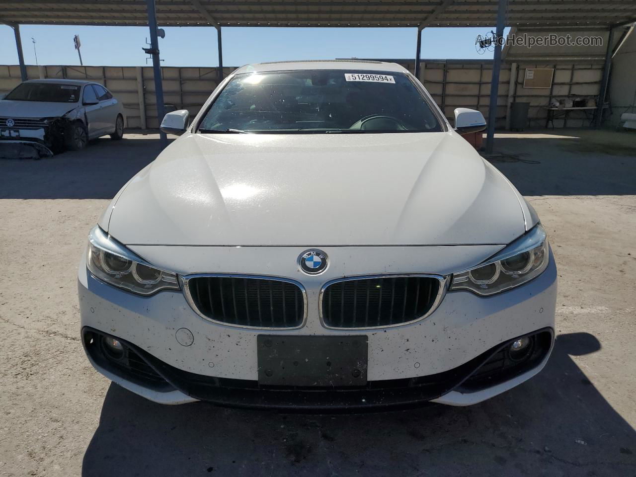 2016 Bmw 428 I Gran Coupe Sulev White vin: WBA4A9C51GGL87666