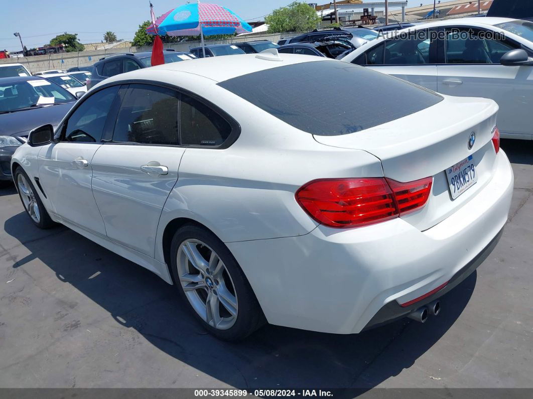 2015 Bmw 428 Gran Coupe   White vin: WBA4A9C52FGL85665