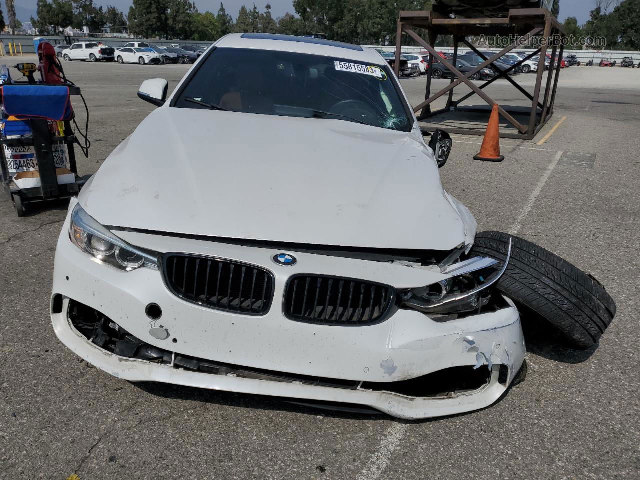 2016 Bmw 428 I Gran Coupe Sulev White vin: WBA4A9C53GG505409