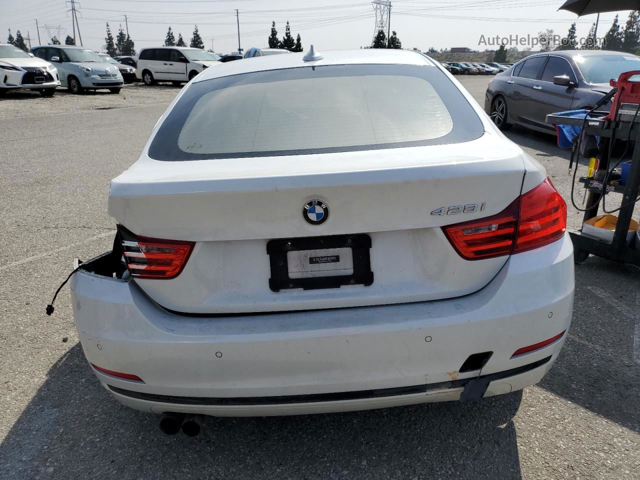 2016 Bmw 428 I Gran Coupe Sulev White vin: WBA4A9C53GG505409