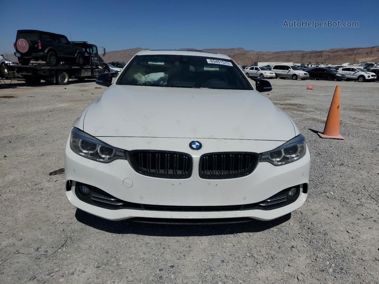 2016 Bmw 428 I Gran Coupe Sulev White vin: WBA4A9C53GGL88799