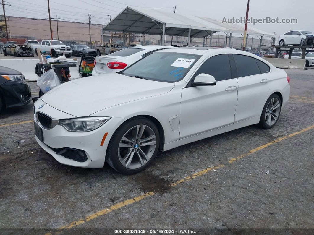 2016 Bmw 428i Gran Coupe White vin: WBA4A9C54GG505287