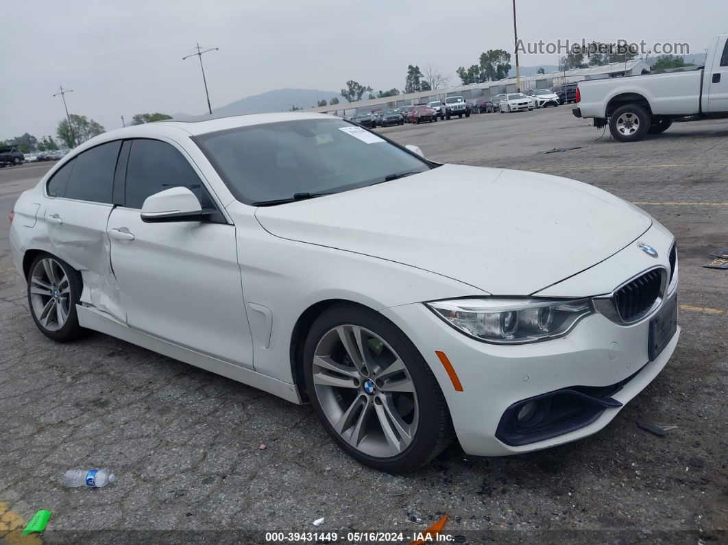 2016 Bmw 428i Gran Coupe White vin: WBA4A9C54GG505287