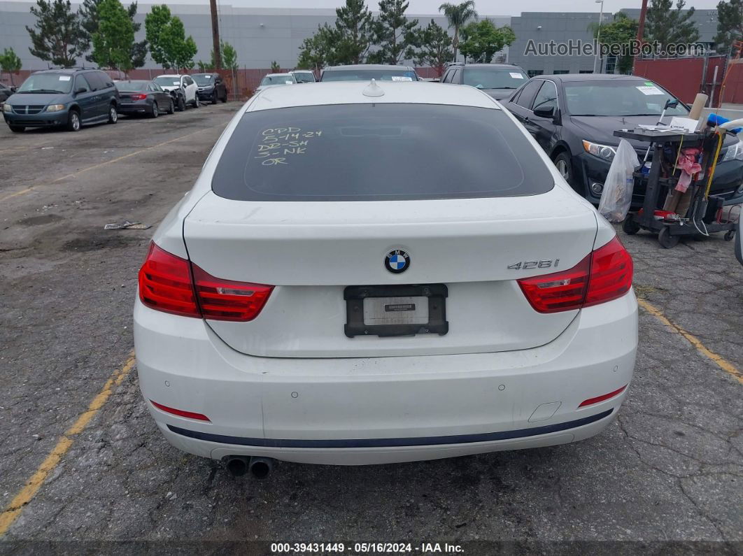 2016 Bmw 428i Gran Coupe   White vin: WBA4A9C54GG505287