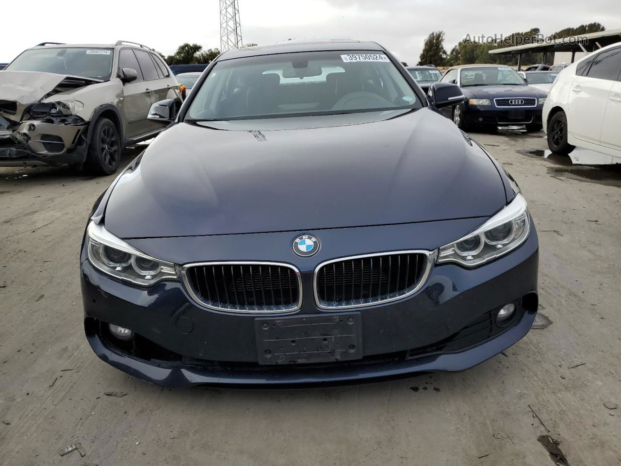 2015 Bmw 428 I Gran Coupe Sulev Синий vin: WBA4A9C55FD416084