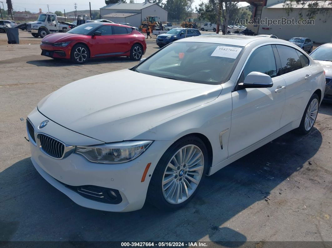 2015 Bmw 428 Gran Coupe   White vin: WBA4A9C55FGL85837