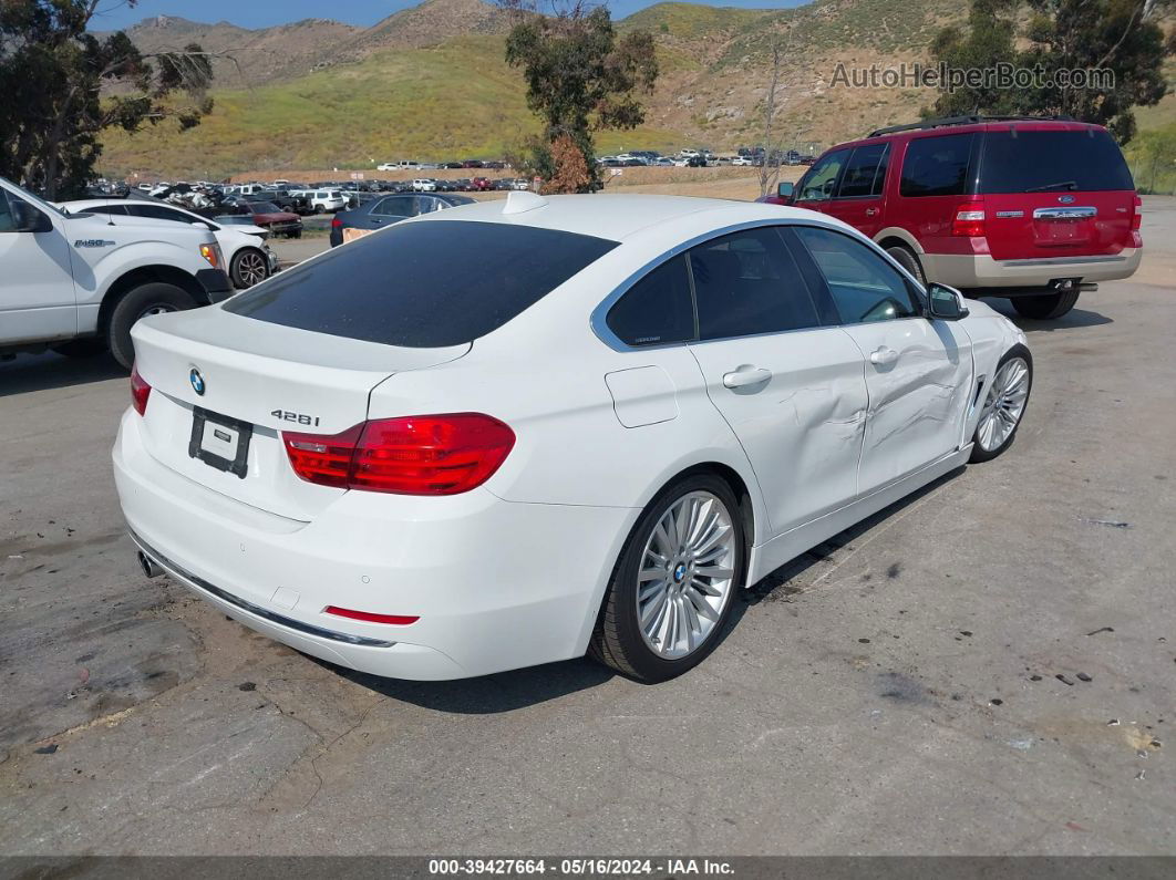 2015 Bmw 428 Gran Coupe   White vin: WBA4A9C55FGL85837