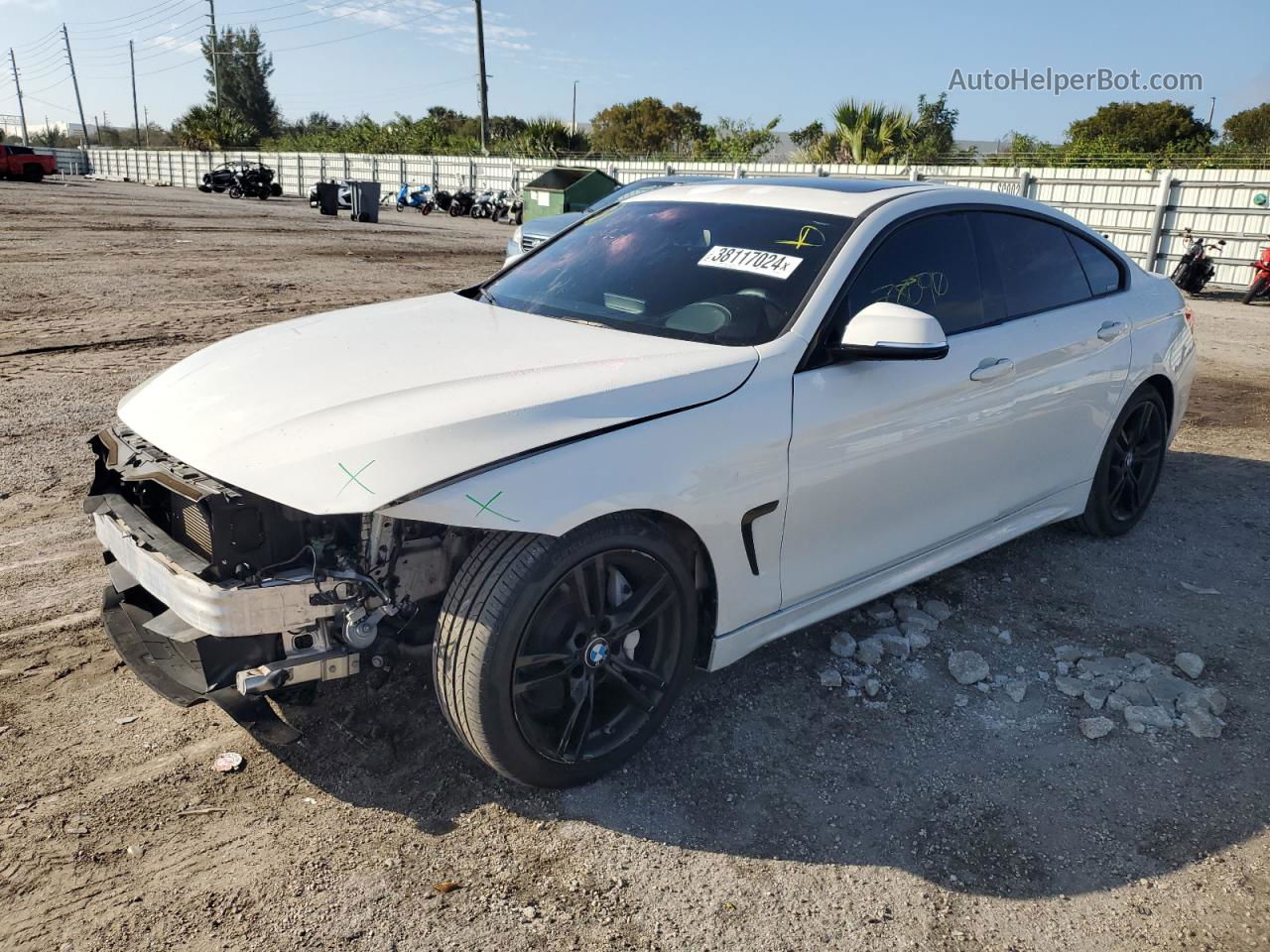 2016 Bmw 428 I Gran Coupe Sulev Белый vin: WBA4A9C56GG508160