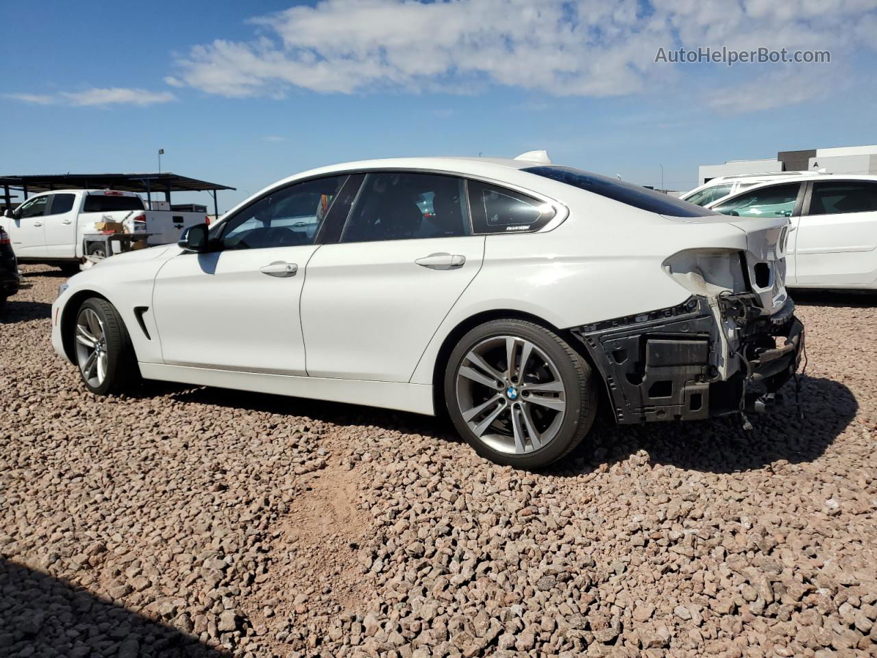 2015 Bmw 428 I Gran Coupe Sulev White vin: WBA4A9C57FD416510