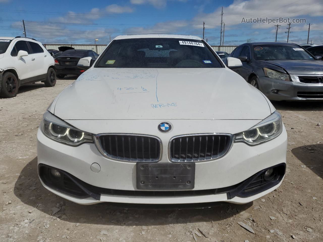 2016 Bmw 428 I Gran Coupe Sulev White vin: WBA4A9C57GG508636