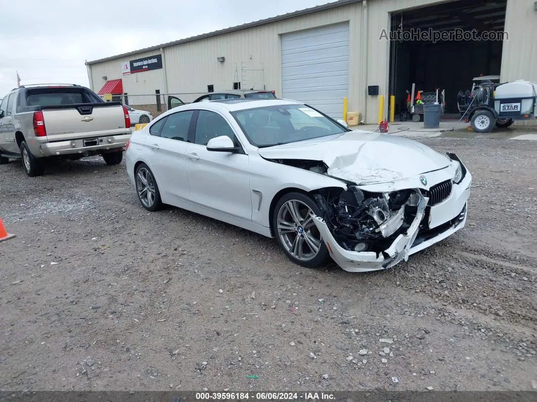 2016 Bmw 428i Gran Coupe   White vin: WBA4A9C58GG506765