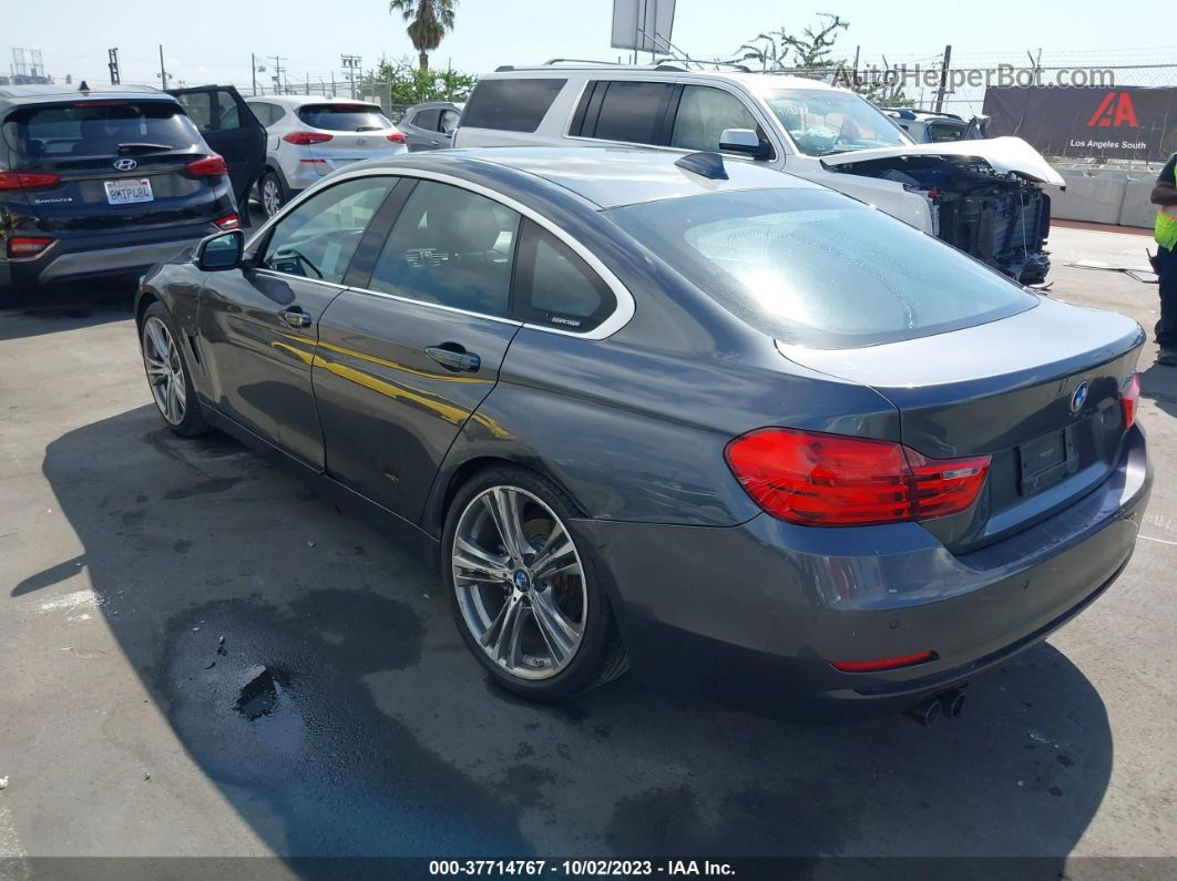 2016 Bmw 4 Series 428i Gray vin: WBA4A9C59GG508007