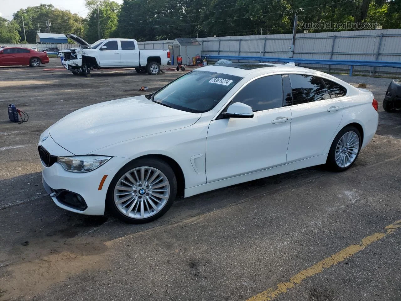 2016 Bmw 428 I Gran Coupe Sulev White vin: WBA4A9C59GG508282