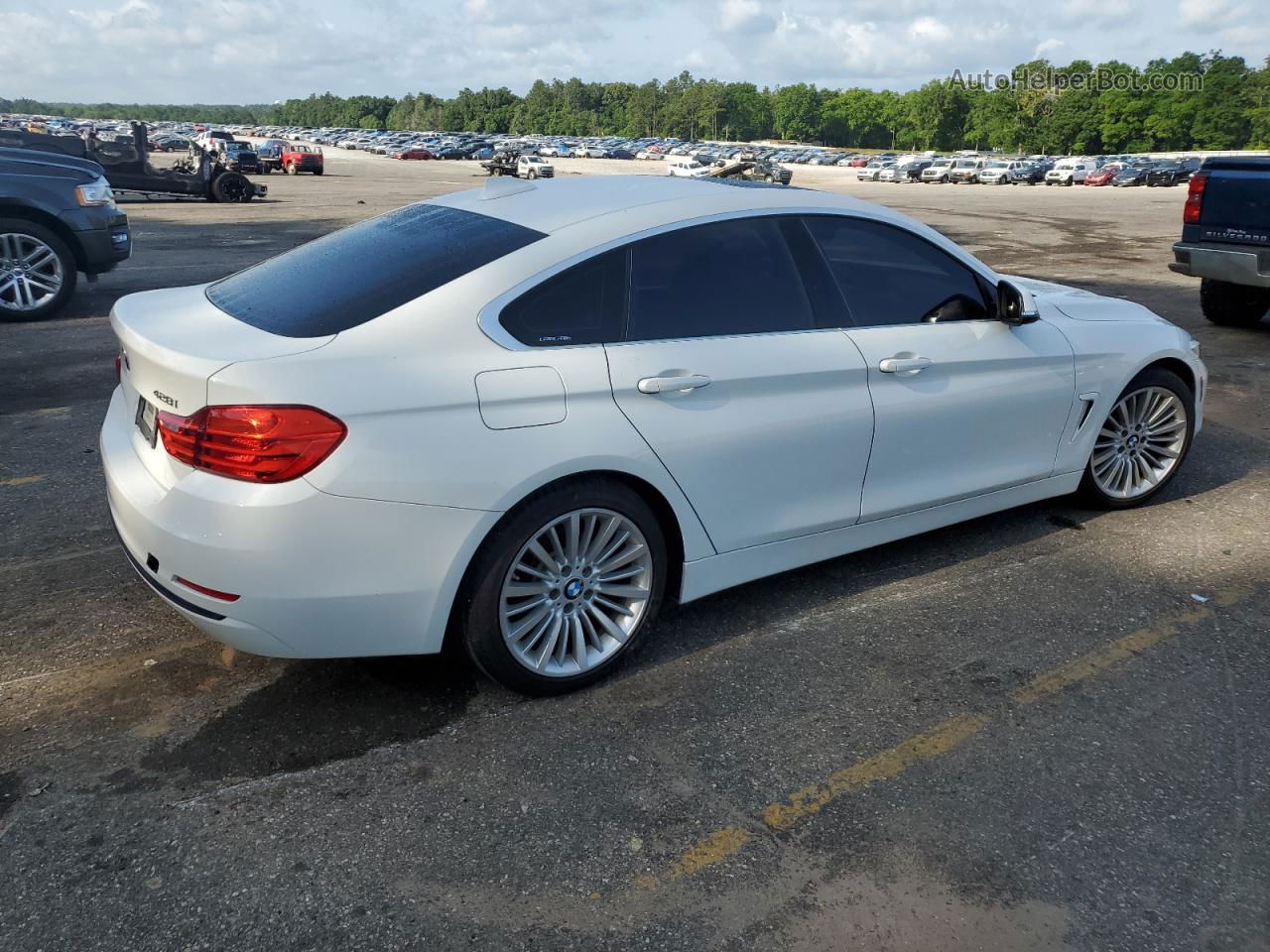 2016 Bmw 428 I Gran Coupe Sulev White vin: WBA4A9C59GG508282