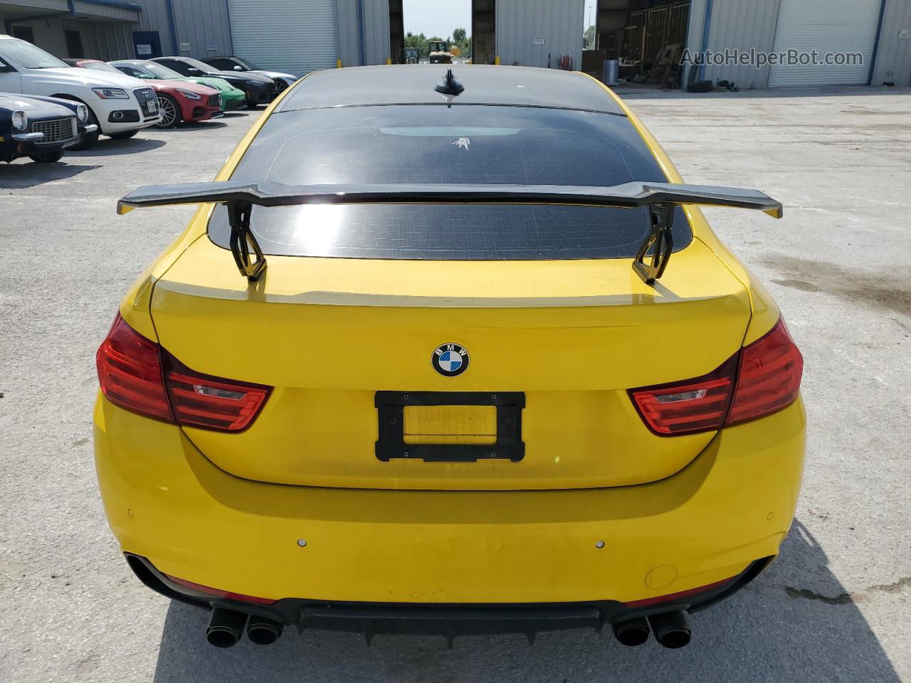 2016 Bmw 428 I Gran Coupe Sulev Yellow vin: WBA4A9C5XGG504919