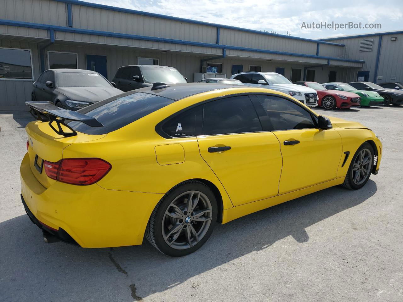 2016 Bmw 428 I Gran Coupe Sulev Yellow vin: WBA4A9C5XGG504919