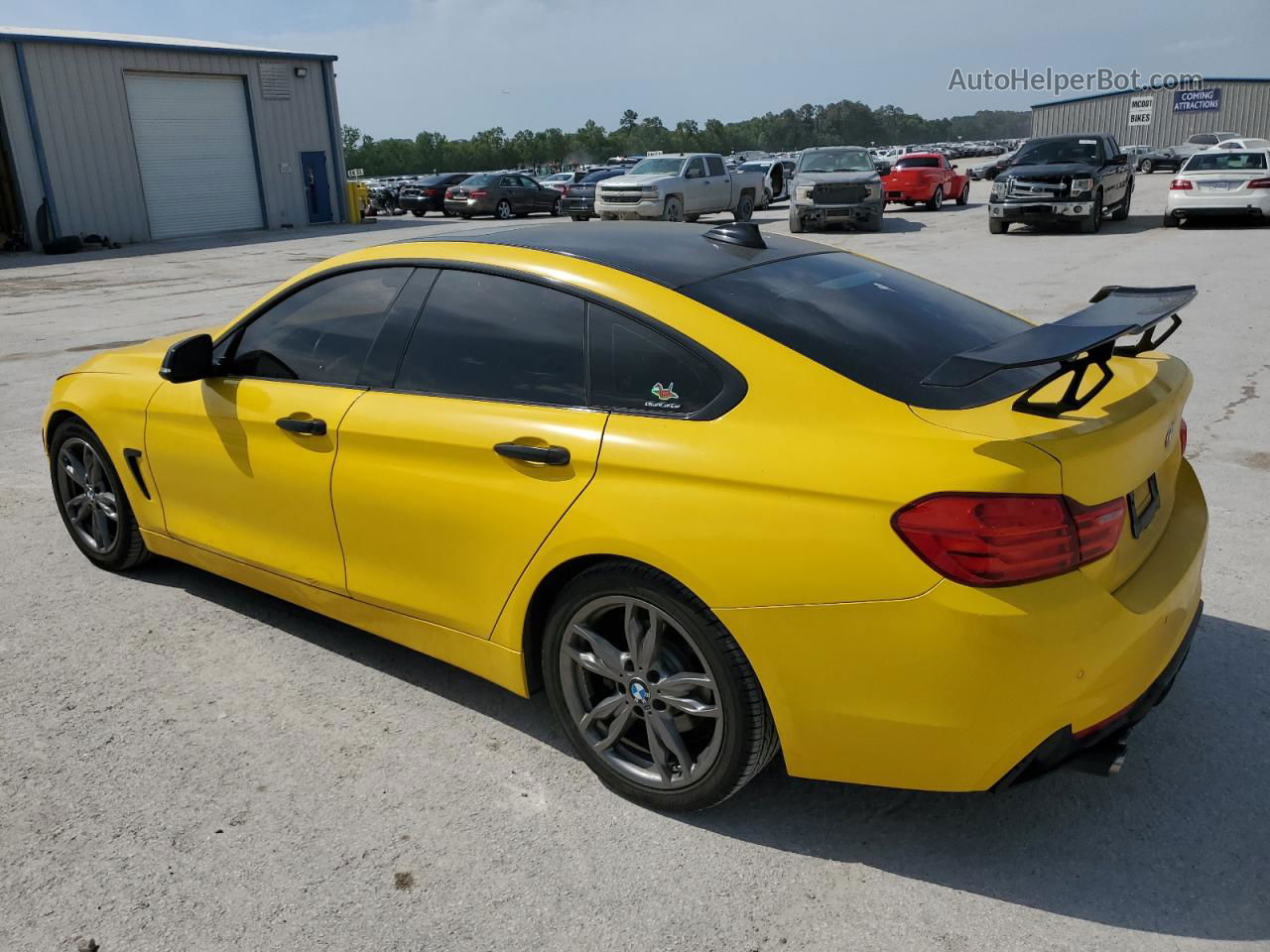 2016 Bmw 428 I Gran Coupe Sulev Yellow vin: WBA4A9C5XGG504919