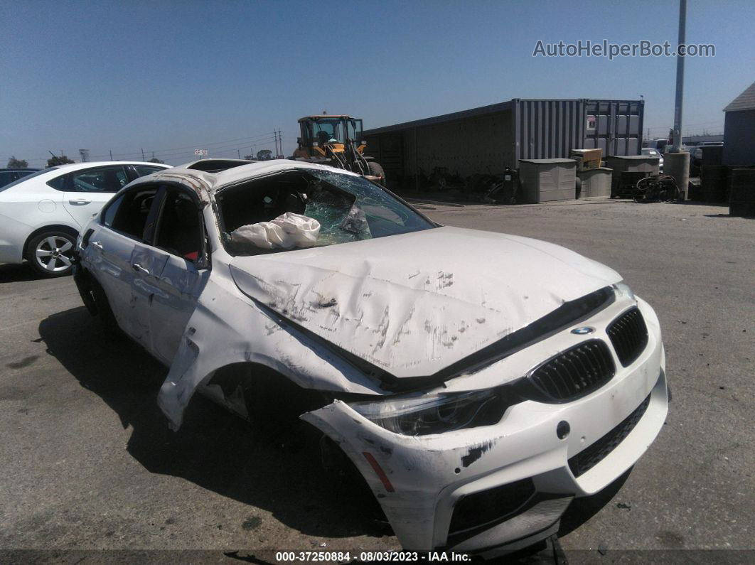 2016 Bmw 4 Series 435i White vin: WBA4B1C52GG242618