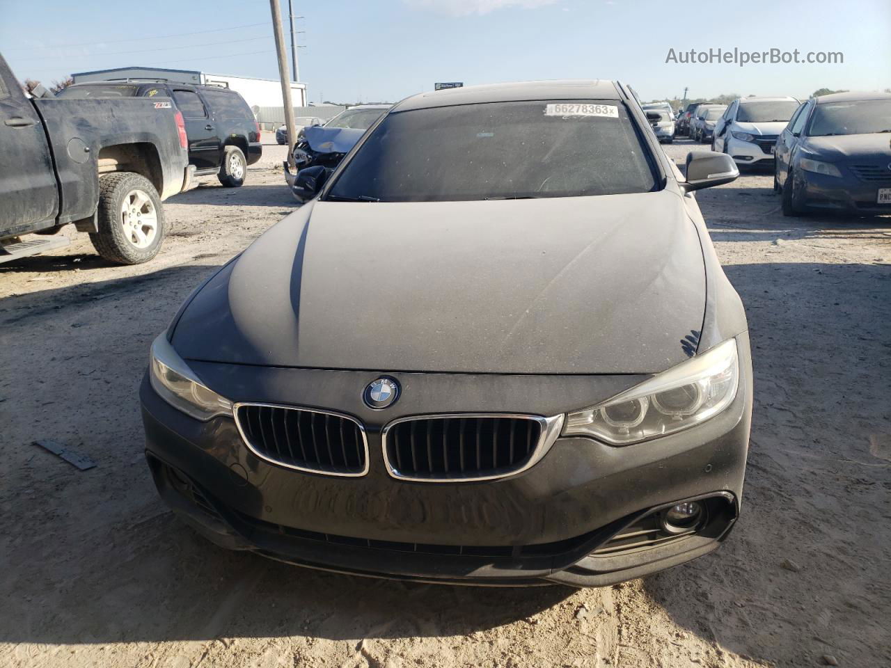 2015 Bmw 435 I Gran Coupe Gray vin: WBA4B1C54FD418097